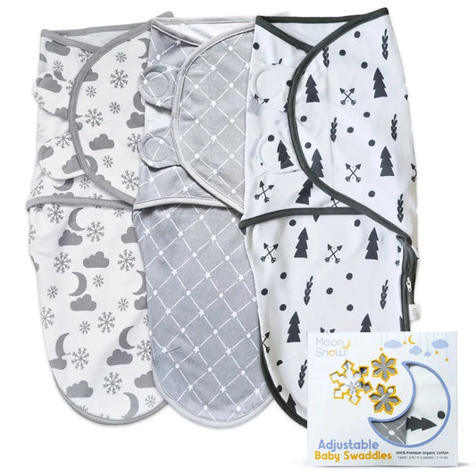 [3 Pack Swaddle Wrap Collection - Nordic] Main 1