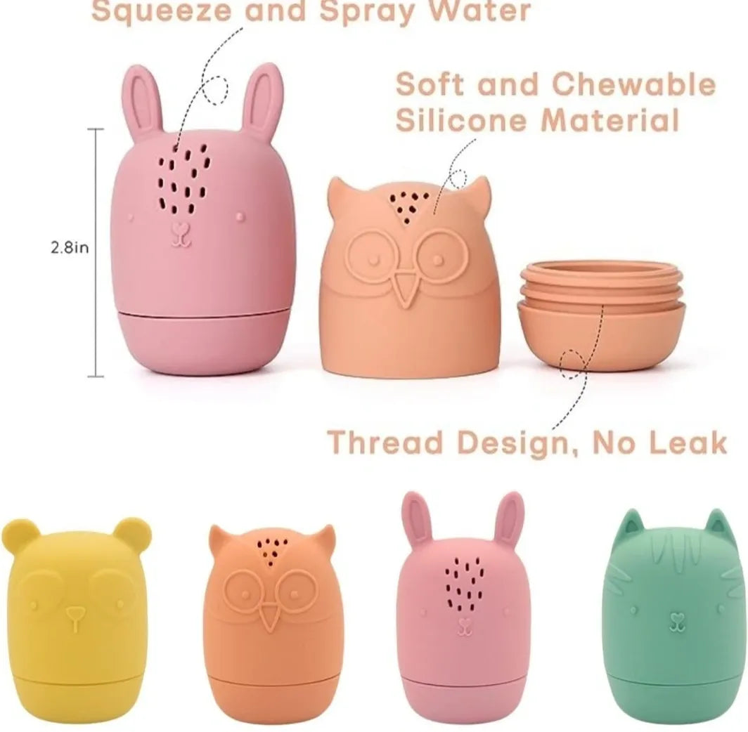 Bath Squirter Toys - Woodland