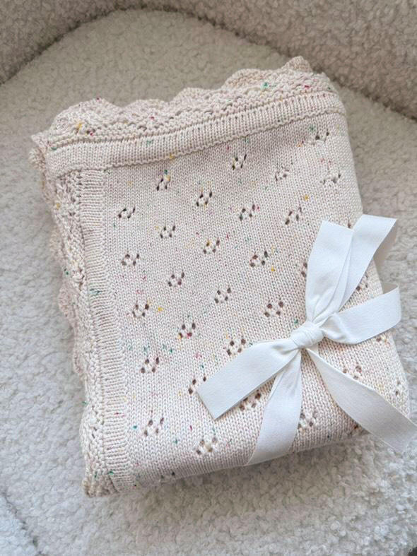 [Cream] heirloom blanket