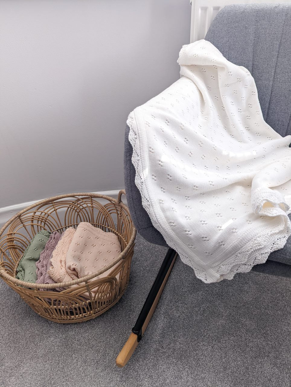 [White] heirloom blanket