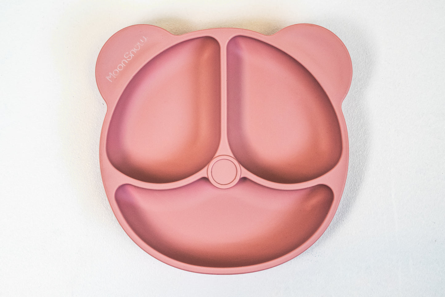 [Blush] PandaDividedSuctionPlate-Blush 1