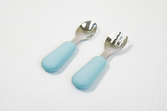 [Sea] Toddler_s_Stainless_Steel_Cutlery_Set_-_Sea_Blue-1