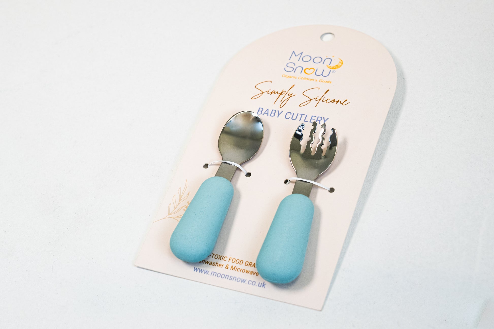 [Sea] Toddler_s_Stainless_Steel_Cutlery_Set_-_Sea_Blue 2