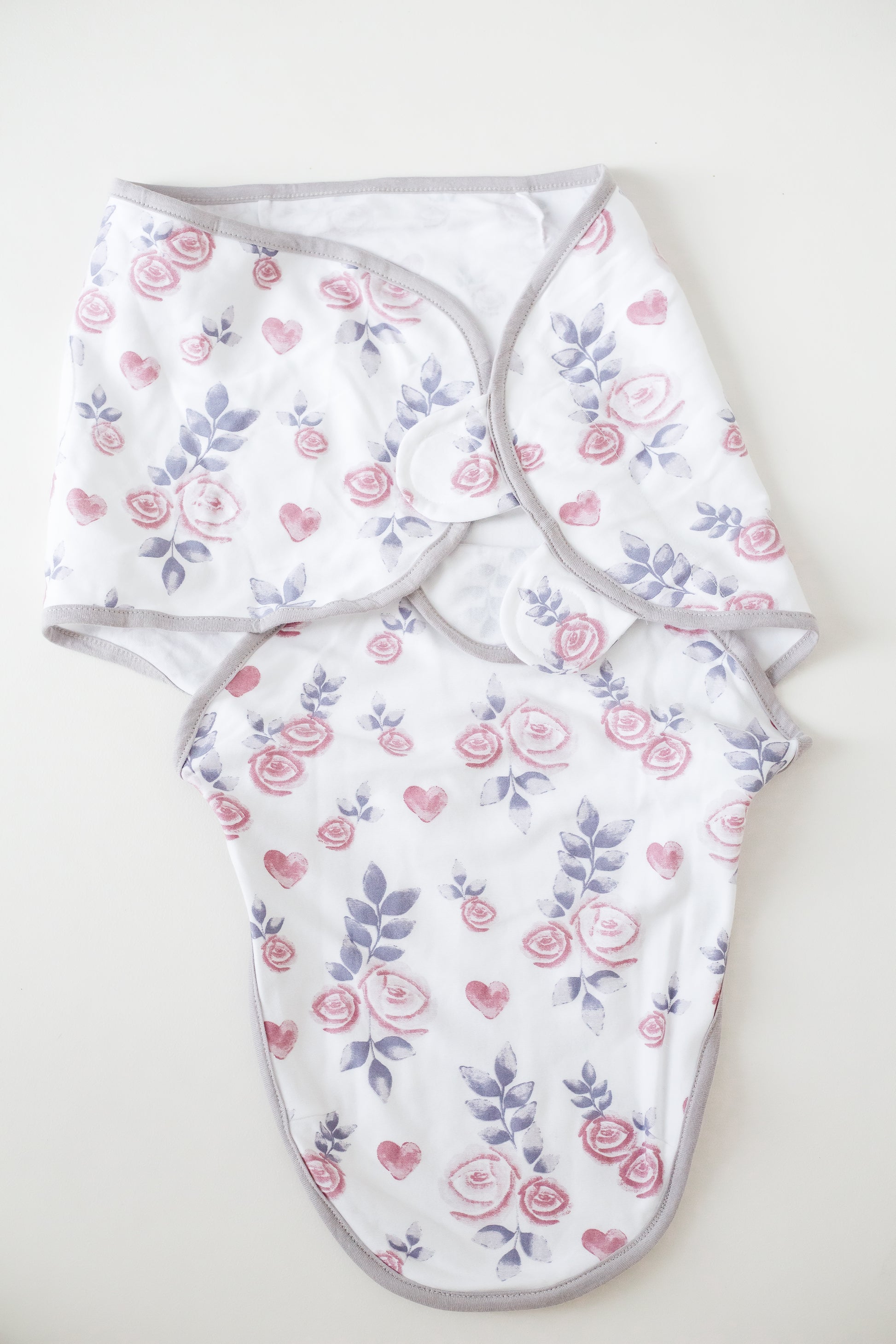 [Single Swaddle Wrap - Lilac Leaves] Main view 1